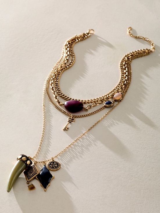 Free People Jewelry - NWOT Free People Zella Layer Necklace in Gold